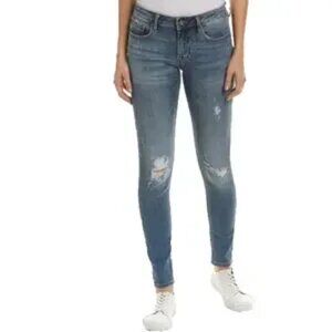 VIGOSS Women’s Size 31 Denim Jeans Jagger Style Skinny Fit Distressed St…